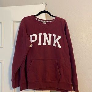 PINK Maroon sweatshirt